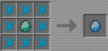 Craft du diamant d'EAU