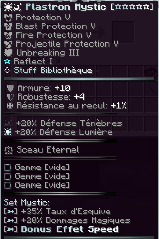 Plastron Mystic